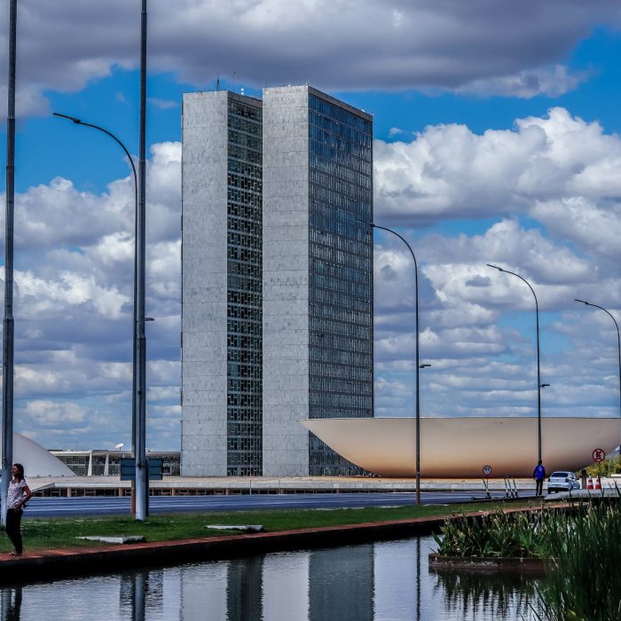 A beautiful view of National Congress in Brasilia, Brazil